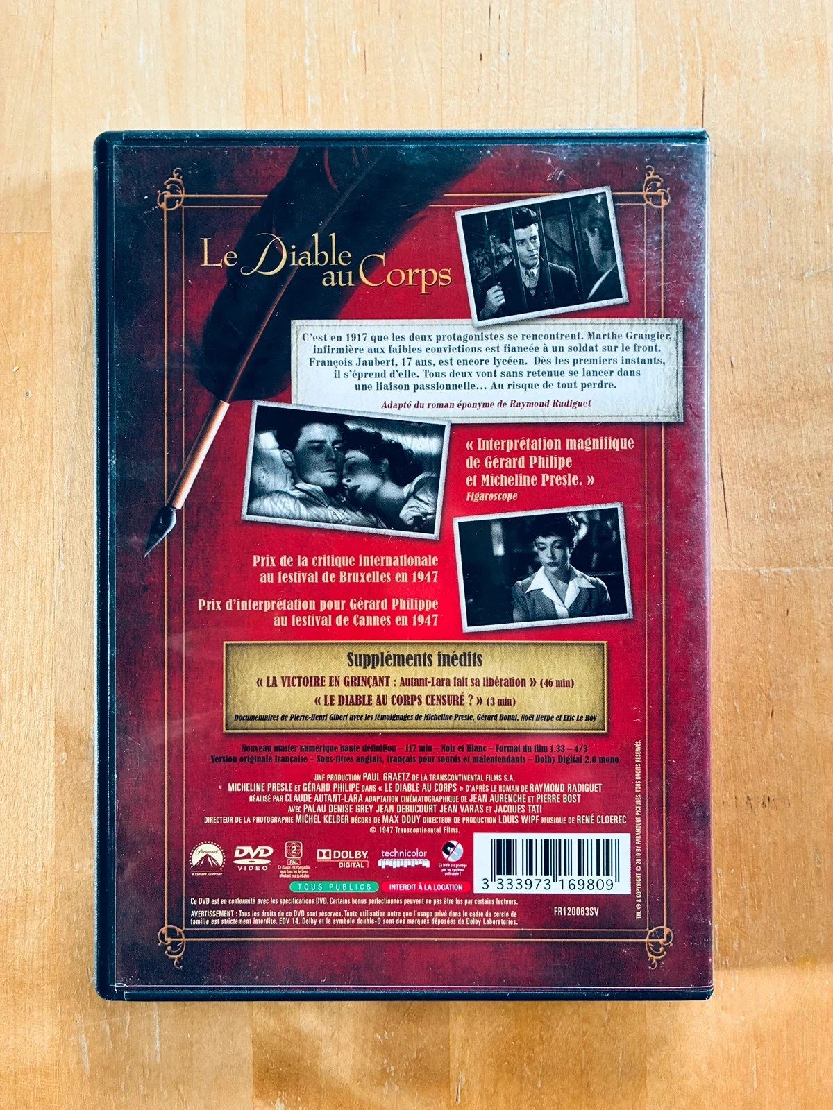 DVD O Diabo no Corpo de Claude Autant-Lara. – photo 3